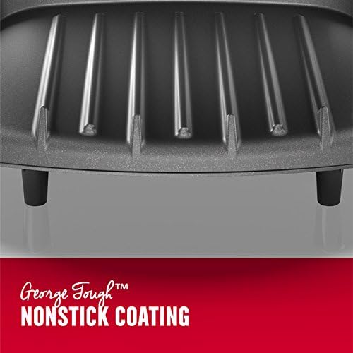 George Foreman 2-Serving Classic Plate Electric Indoor Grill and Panini Press, Black, Small Compact Size, GR10B - Image 6